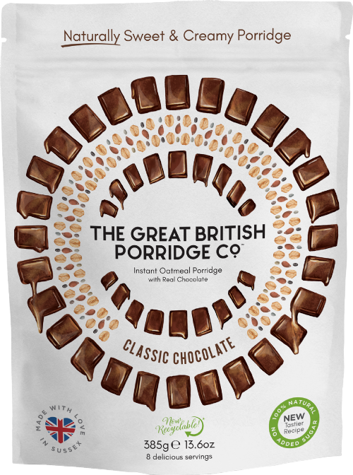GREAT BRITISH PORRIDGE CO. Classic Chocolate 385g