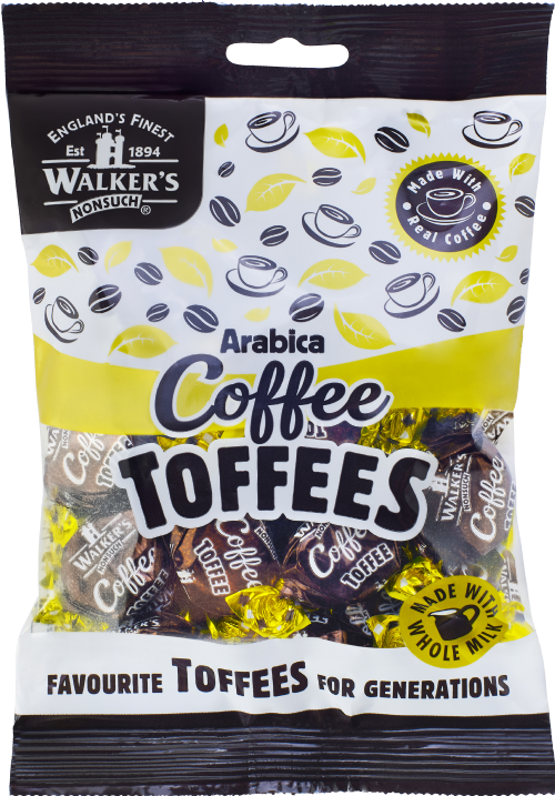 WALKER'S NONSUCH Arabica Coffee Toffees - Bag 150g