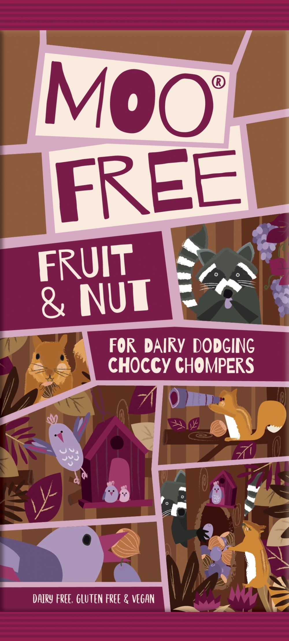 MOO FREE Everyday Bar - Fruit & Nut 80g (5060235831034)
