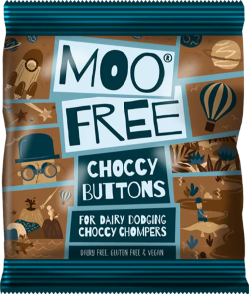 MOO FREE Choccy Buttons 25g