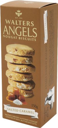 WALTERS Angels Nougat Biscuits - Salted Caramel 150g (6009670531320)