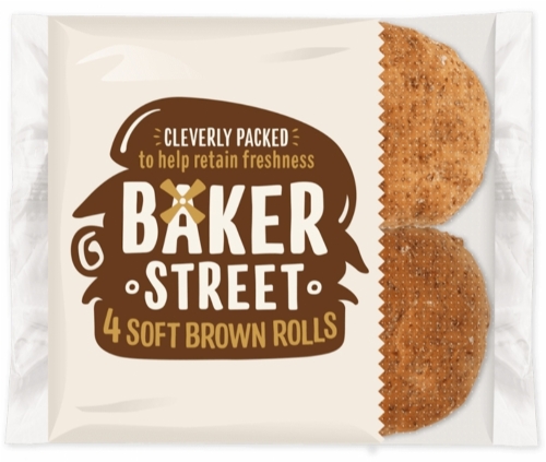 BAKER STREET Soft Brown Rolls 4's