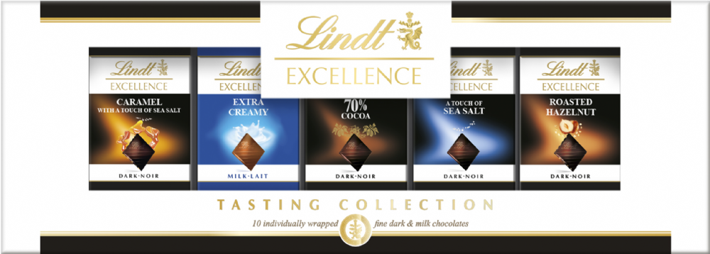 LINDT Excellence Tasting Collection 100g (5012454064052)