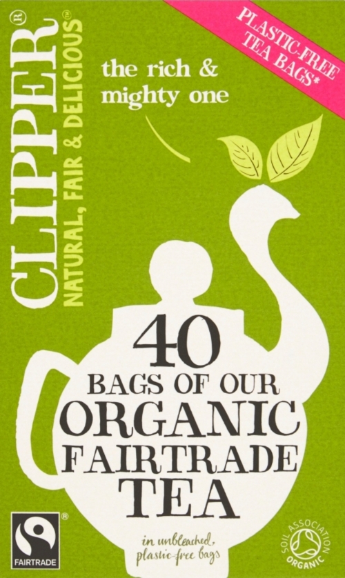 CLIPPER Organic Fairtrade Teabags 40's