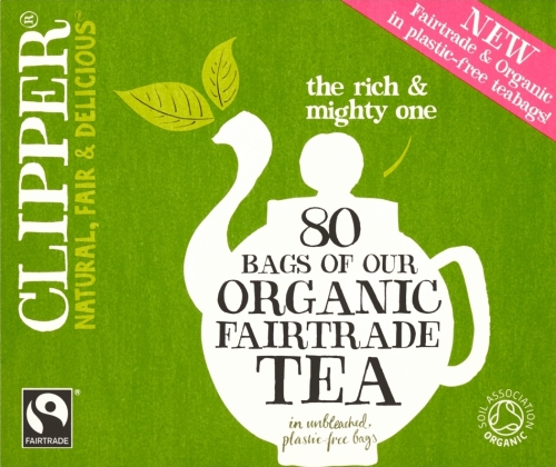 CLIPPER Organic Fairtrade Teabags 80's