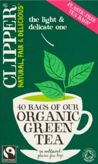 CLIPPER 40 Organic Green Tea Teabags 80g