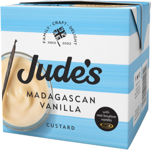JUDE'S Madagascan Vanilla Custard 500g