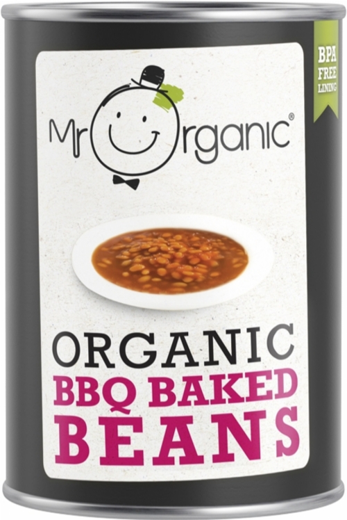 MR ORGANIC Organic BBQ Baked Beans 400g