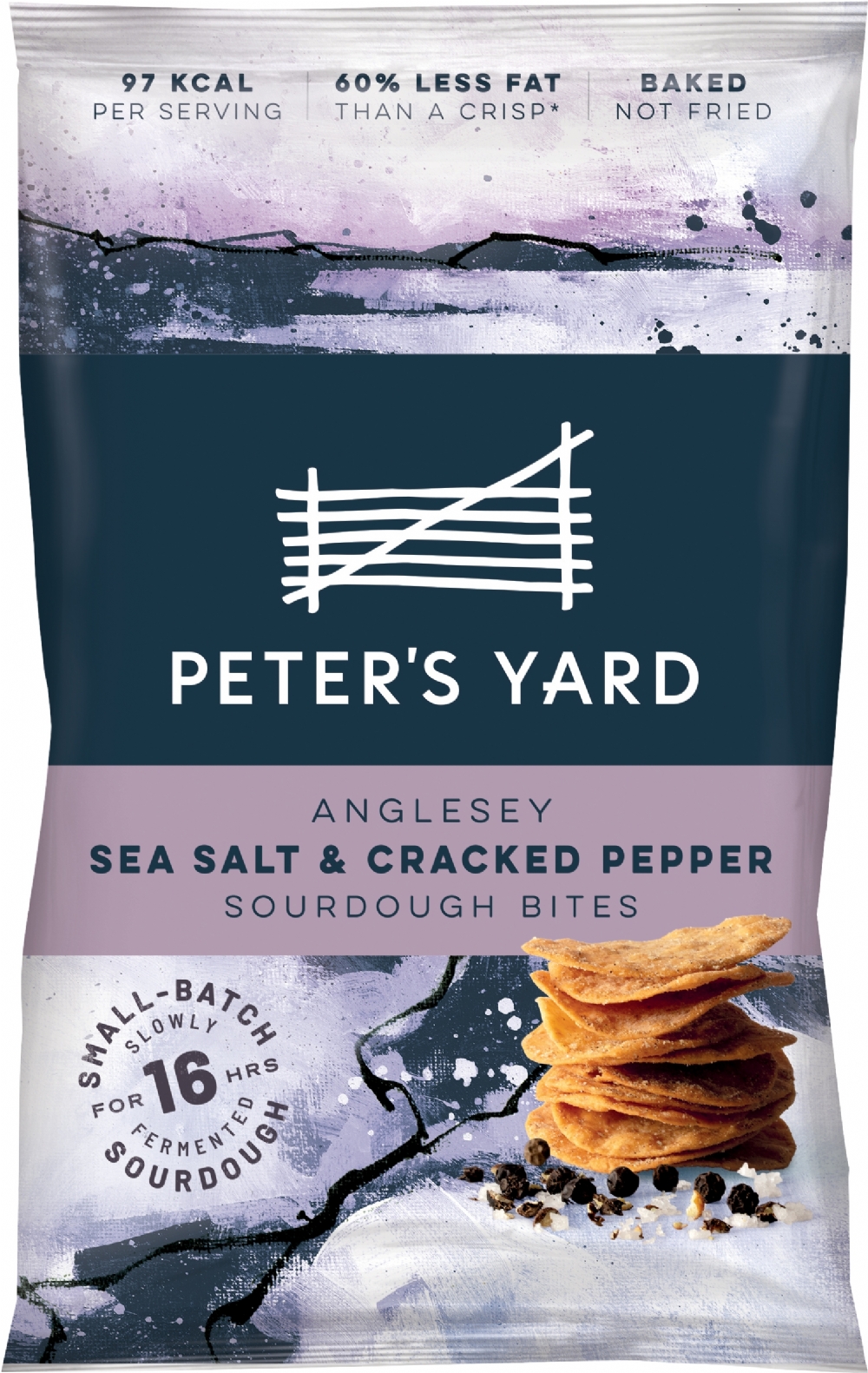 PETER'S YARD Anglesey S/Salt Cracked Pepper S/Dough Bites90g (5060198820793)
