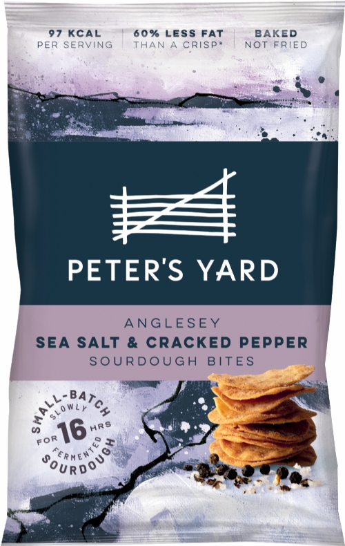 PETER'S YARD Anglesey S/Salt Cracked Pepper S/Dough Bites90g