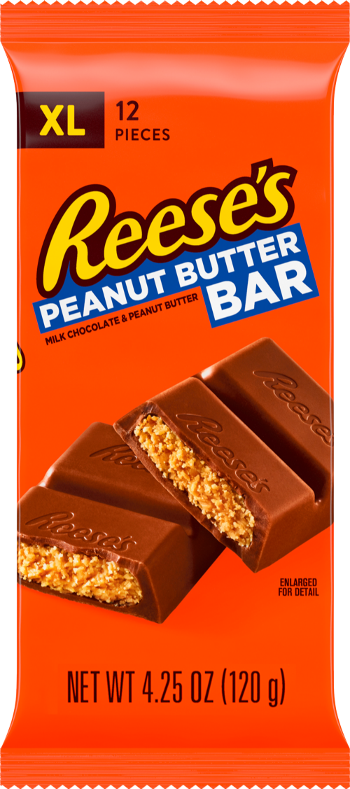 REESE'S XL Milk Chocolate Bar with Peanut Butter 120g