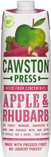 CAWSTON PRESS Apple & Rhubarb Juice 1L