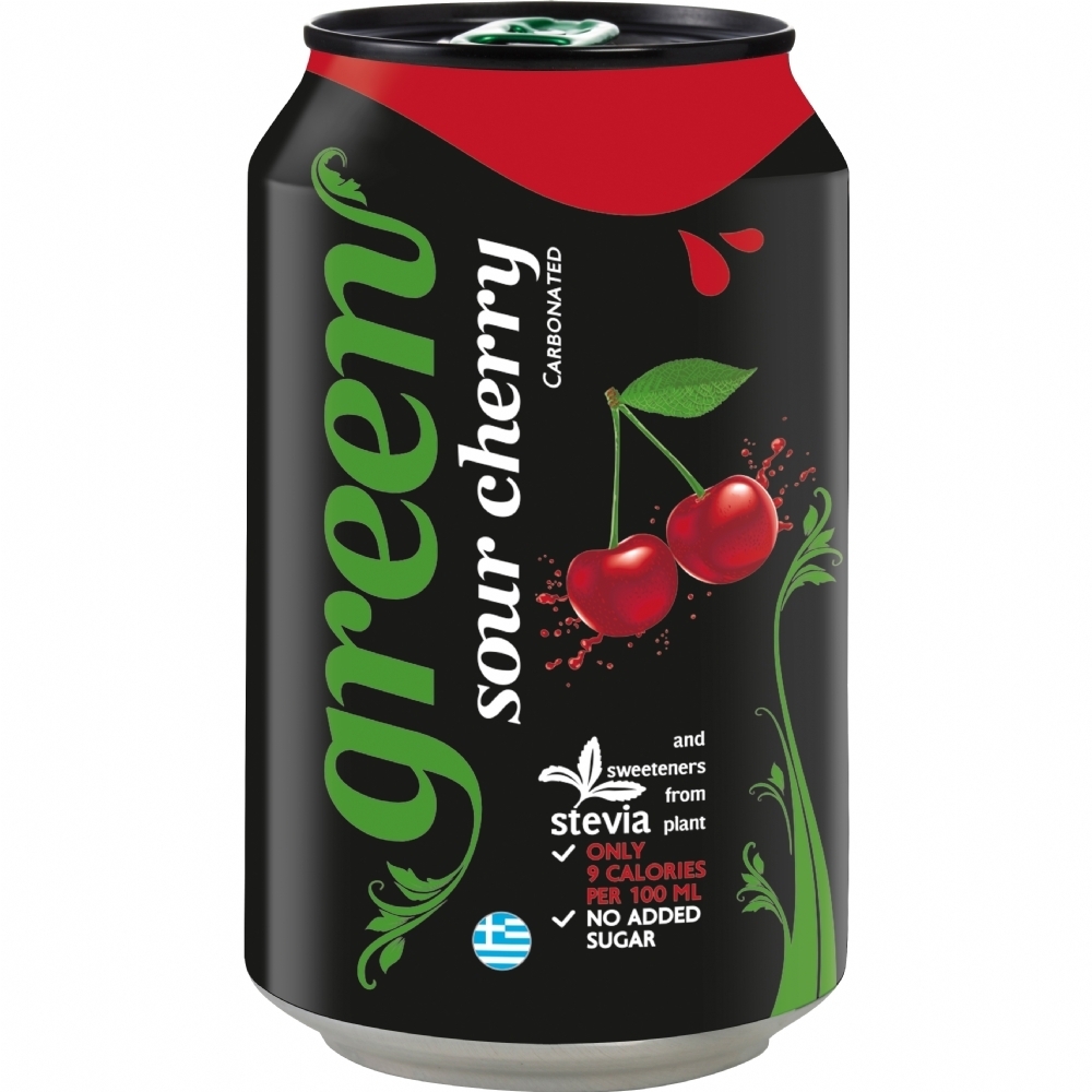 GREEN Sour Cherry 330ml (5060499150162)