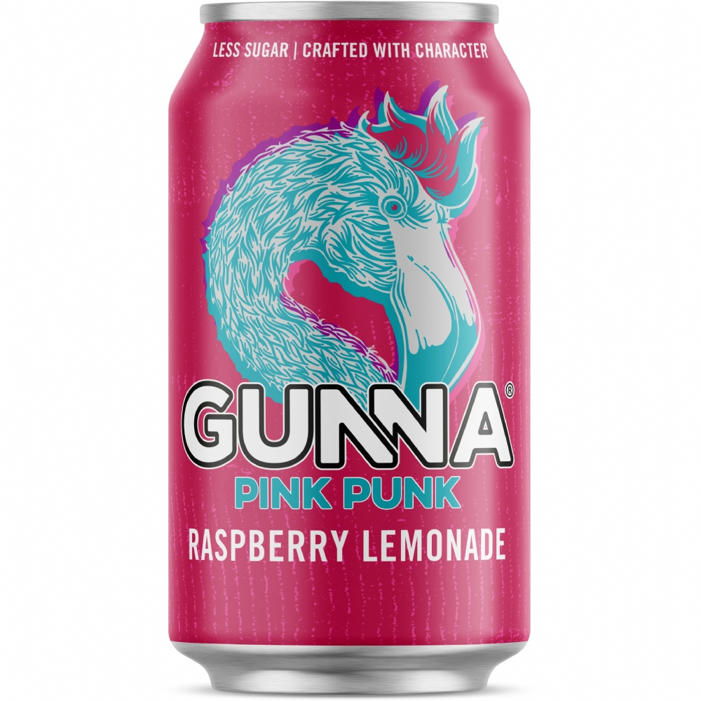 GUNNA Pink Punk Raspberry Lemonade 330ml (5060484660218)