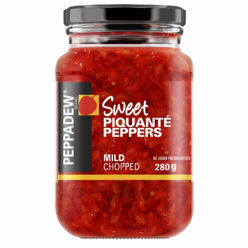 PEPPADEW Sweet Piquante Peppers - Mild Chopped 280g