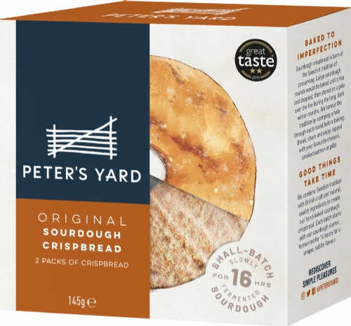 PETER'S YARD Original Sourdough Crispbread Medium/Hole 145g