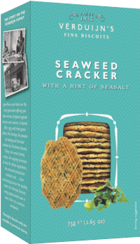 VERDUIJN'S Seaweed Crackers with a Hint of Sea Salt 75g