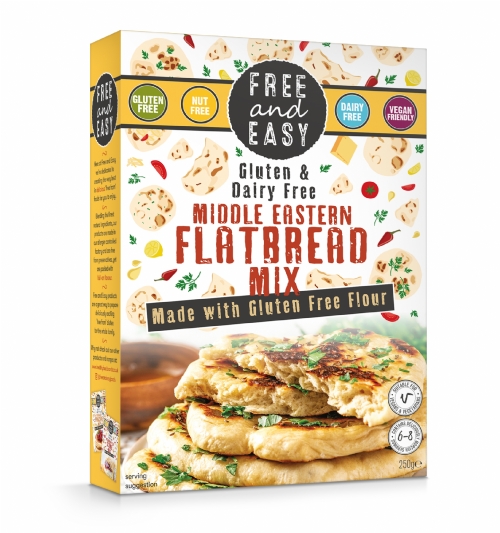 FREE AND EASY Flatbread Mix 250g
