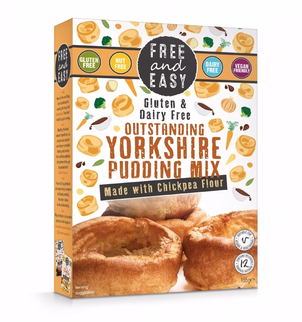 FREE AND EASY Yorkshire Pudding Mix 155g