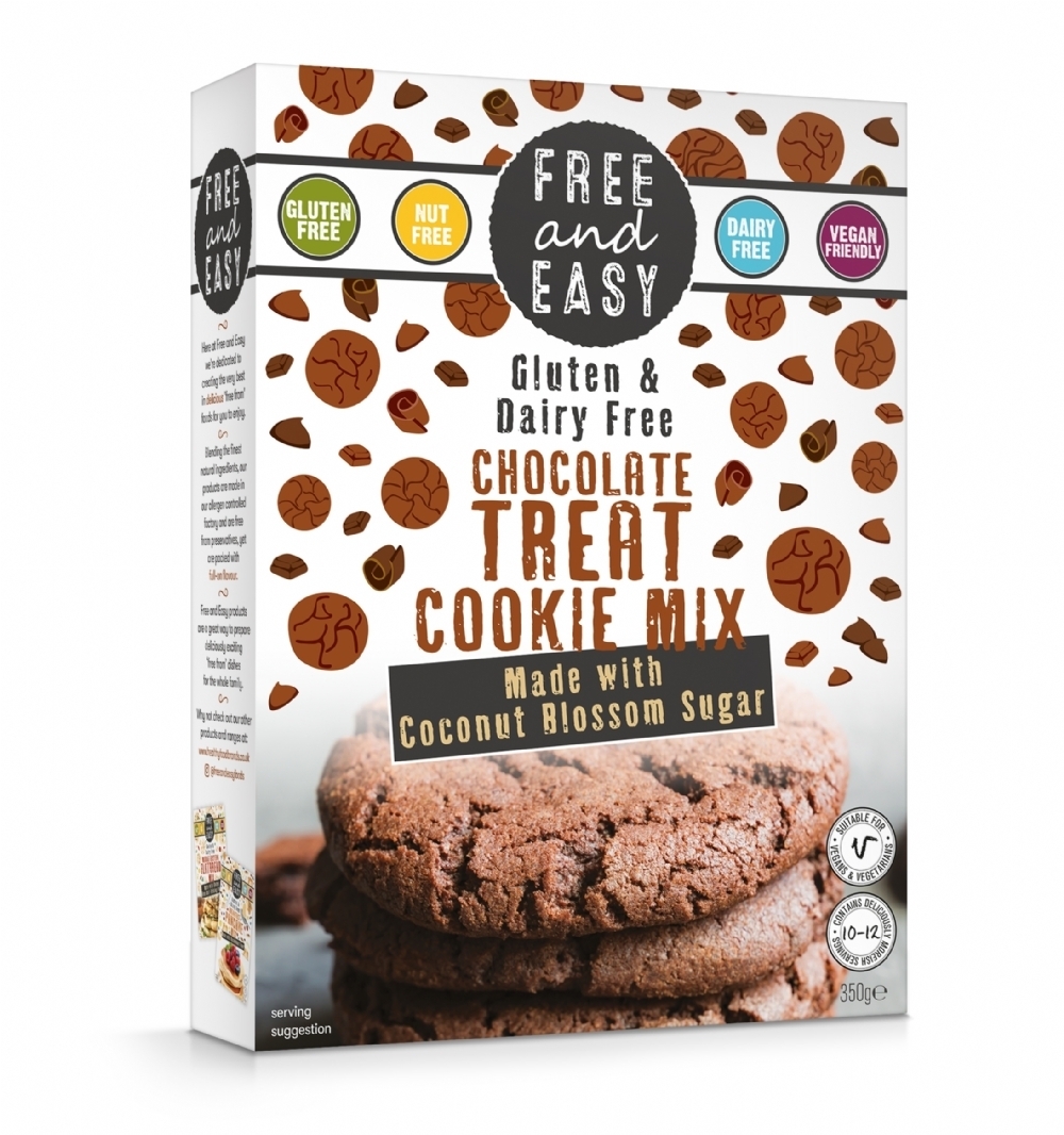 FREE AND EASY Chocolate Treat Cookie Mix 350g (5015285000053)