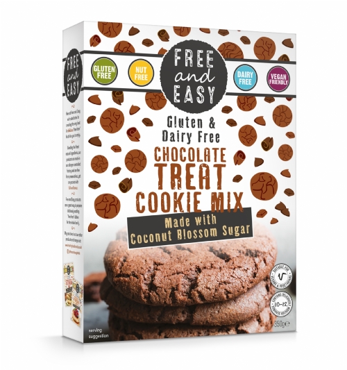 FREE AND EASY Chocolate Treat Cookie Mix 350g