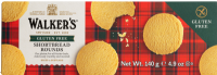 WALKER'S Gluten Free Shortbread Rounds 140g