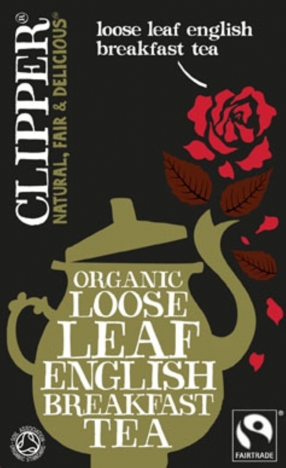 CLIPPER Fairtrade Organic English Breakfast Loose Tea 125g