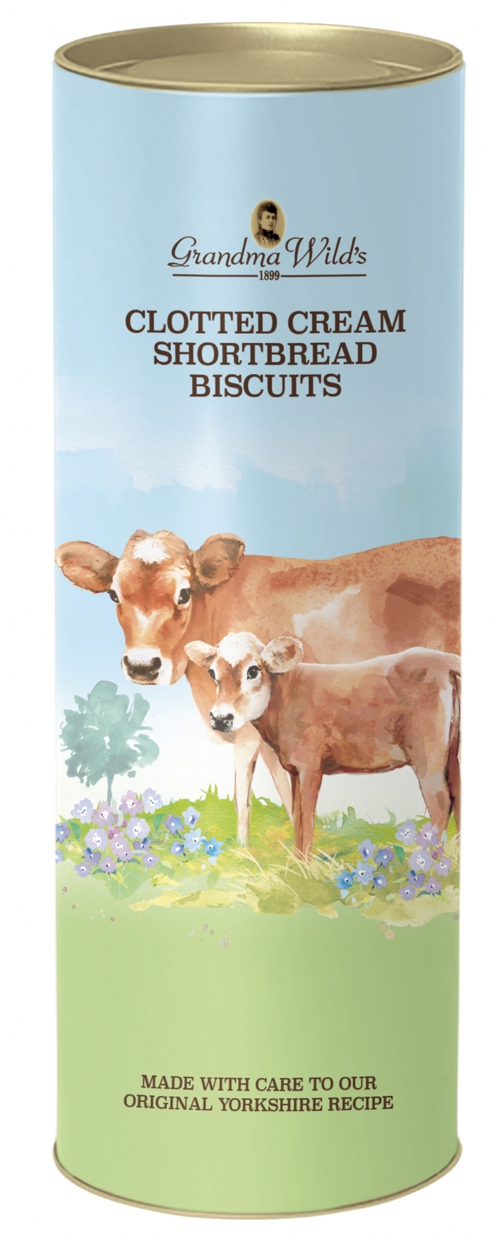 GRANDMA WILD'S Jersey Cows Tube/Clotted Cream S/Bread 200g (5019605023302)