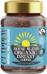 CLIPPER House Blend Organic Instant Coffee 100g