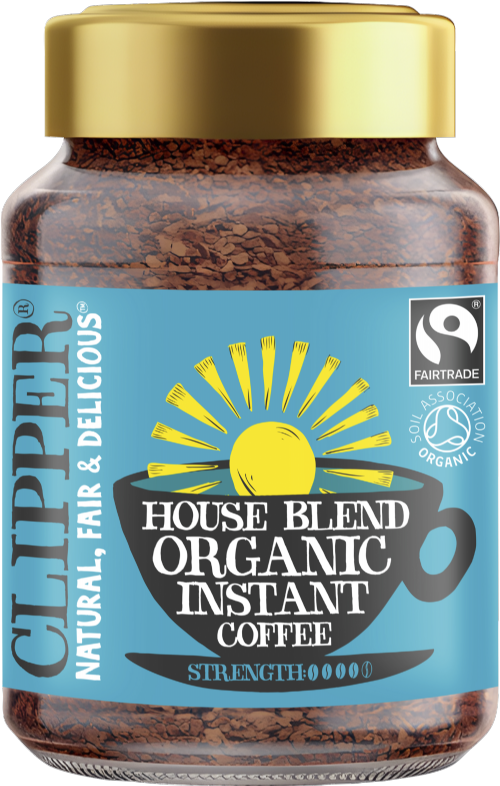 CLIPPER Fairtrade House Blend Organic Instant Coffee 100g