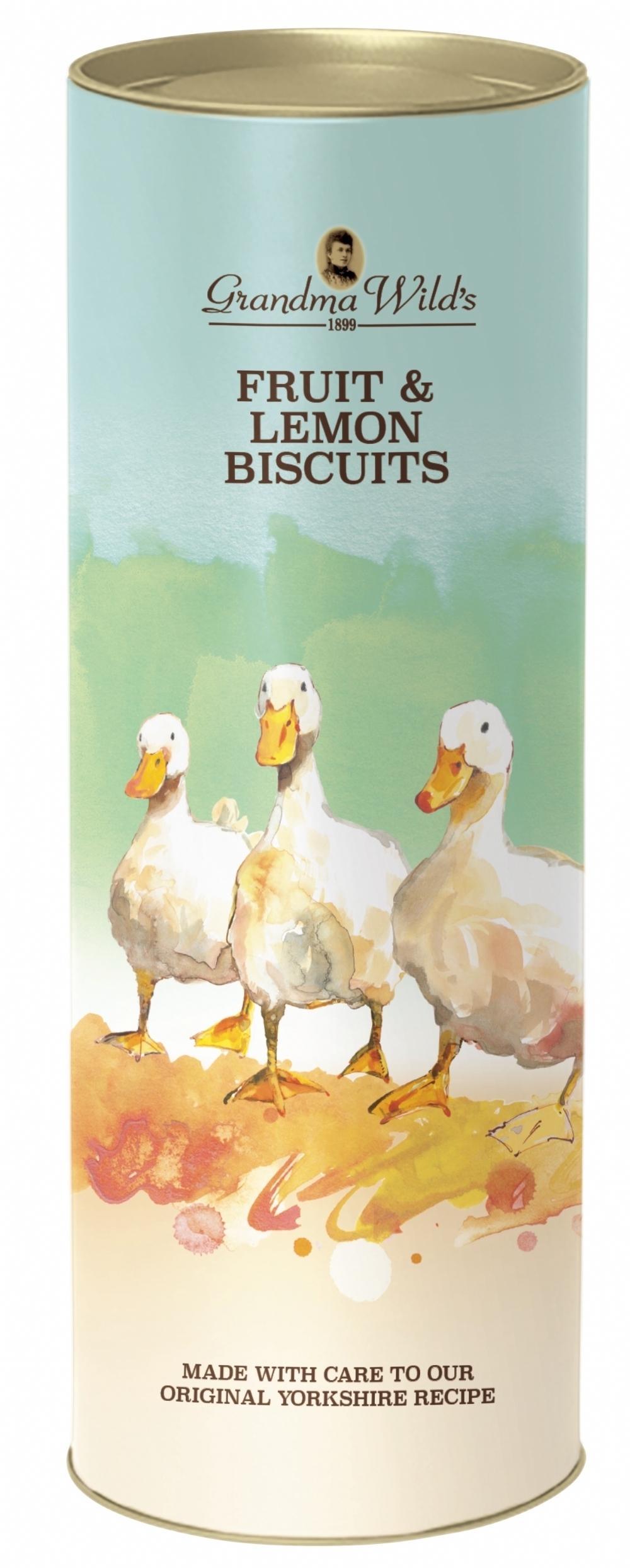 GRANDMA WILD'S Waddling Ducks Tube/Fruit & Lemon Bisc. 200g (5019605023296)