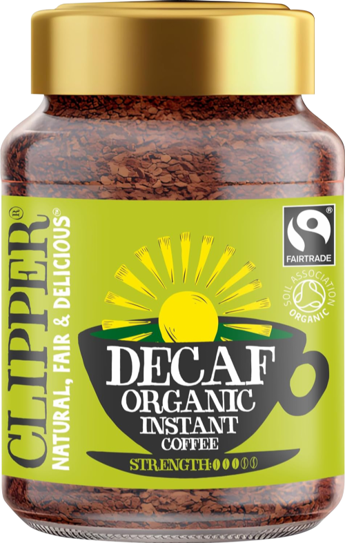 CLIPPER Fairtrade Decaf Organic Instant Coffee 100g