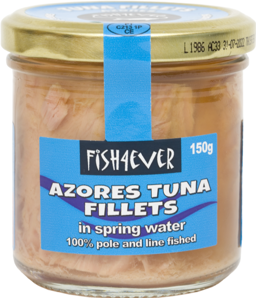FISH 4 EVER Azores Tuna Fillets in Spring Water - Jar 150g