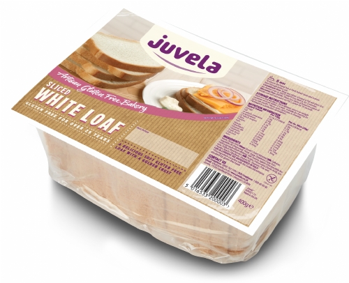 JUVELA Gluten Free Sliced White Loaf 400g