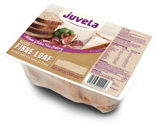 JUVELA Gluten Free Sliced Fibre Loaf 400g