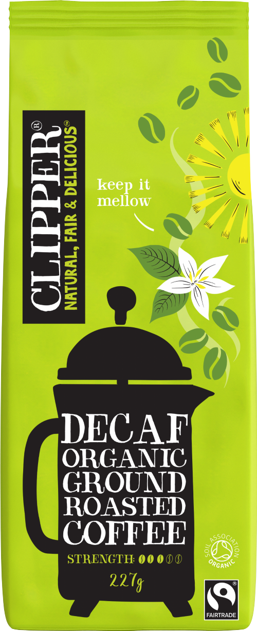 CLIPPER Decaf Organic Ground Roast Coffee 227g