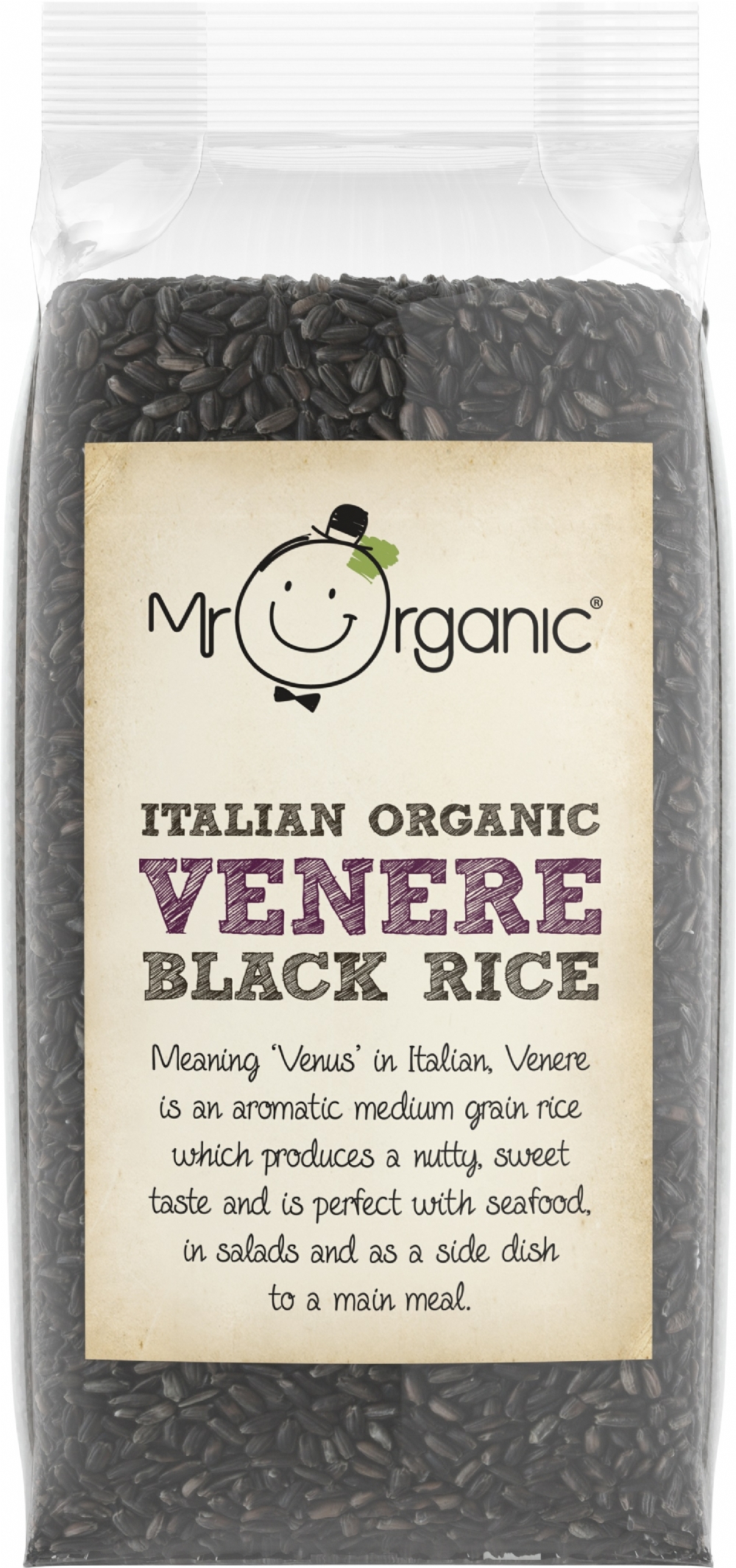 MR ORGANIC Venere Black Rice 500g (5060178071573)