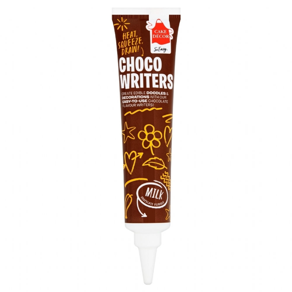 CAKE DECOR Choco Writers - Milk Chocolate Flavour 80g (5060234980351)