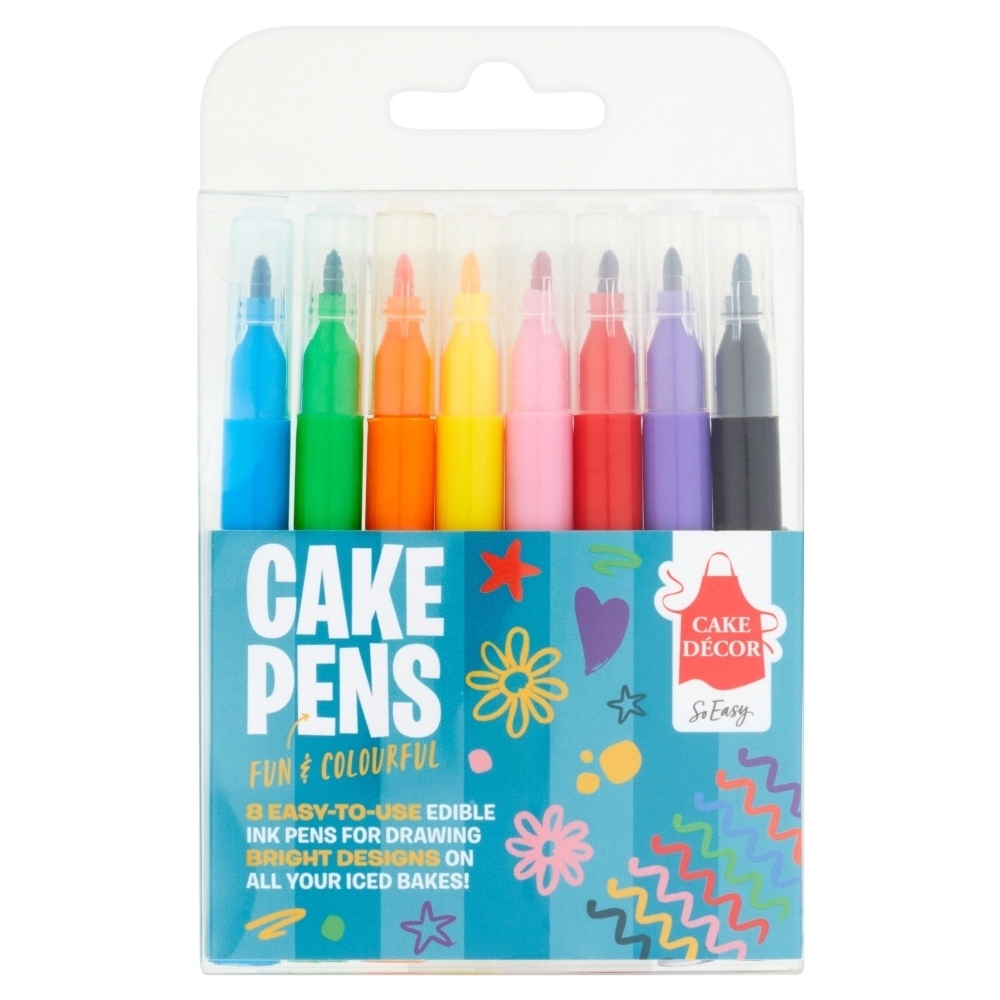 CAKE DECOR Cake Pens 8's (5060234981624)