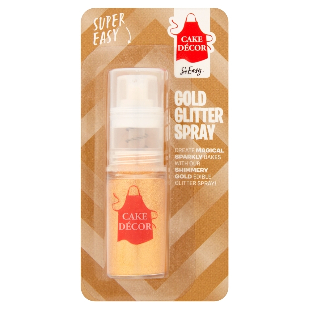 CAKE DECOR Gold Glitter Spray 4g (5060234980634)