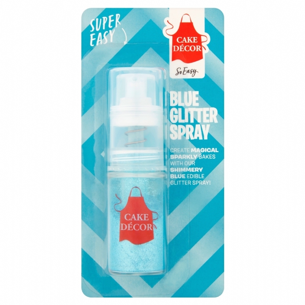CAKE DECOR Blue Glitter Spray 4g (5060234981303)