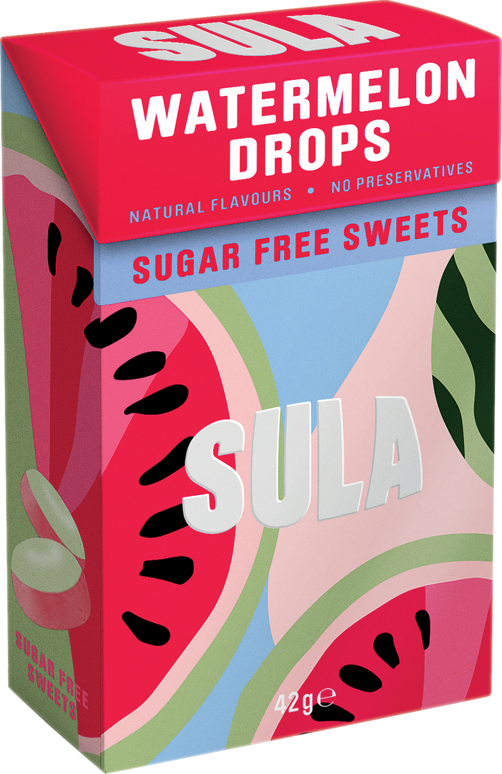 SULA Watermelon Drops 42g (4003455005114)