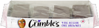 MRS CRIMBLE'S 4 Big Belgian Choc Brownies 190g