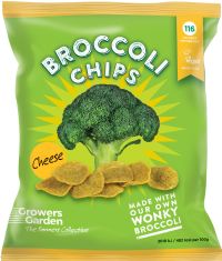 GROWERS GARDEN Broccoli Chips - Cheese 84g (5060611320138)