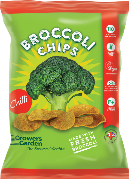 GROWERS GARDEN Broccoli Chips - Chilli 84g