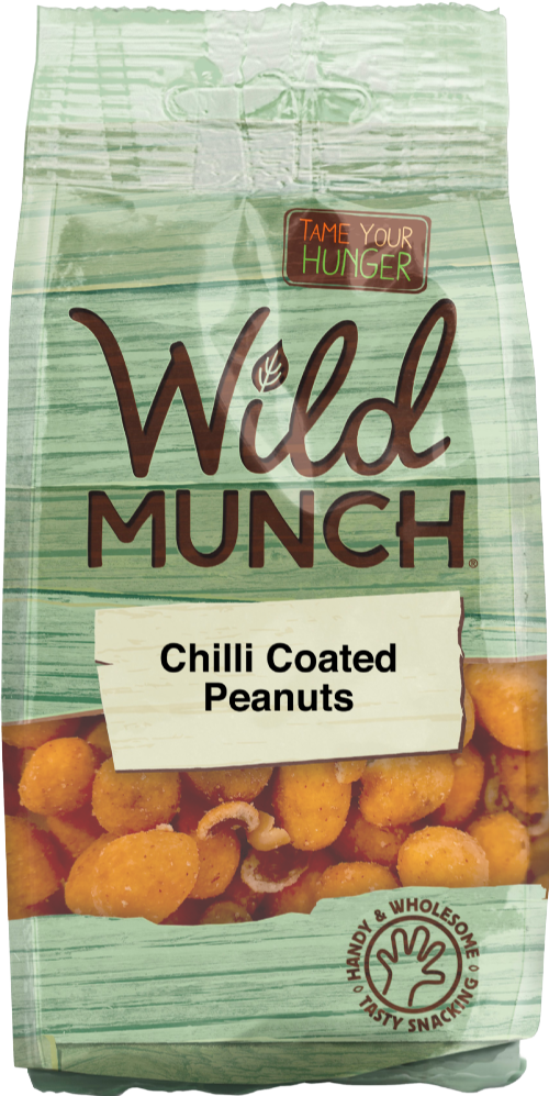 WILD MUNCH Chilli Coated Peanuts 100g
