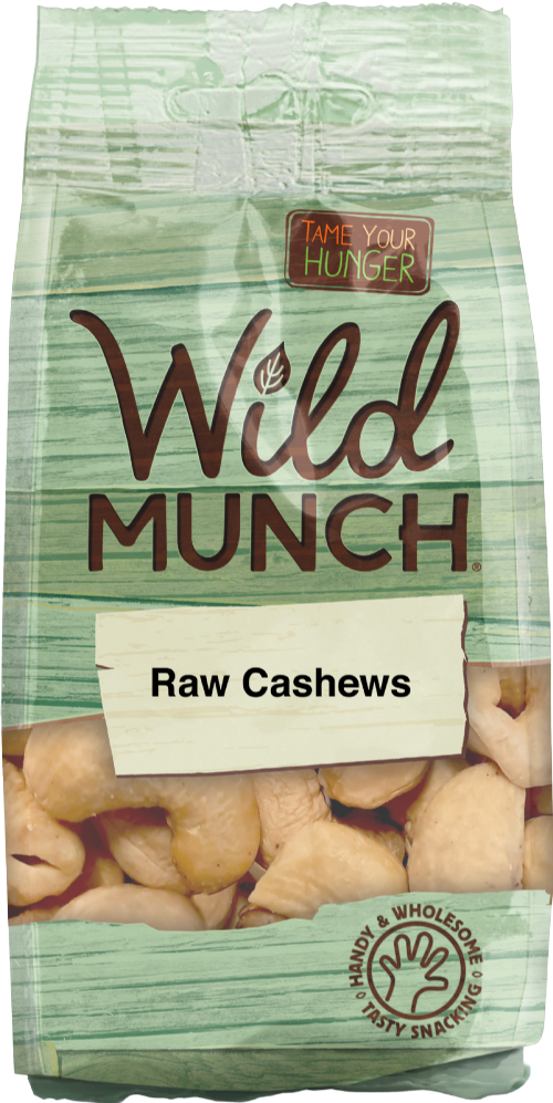 WILD MUNCH Raw Cashews 125g