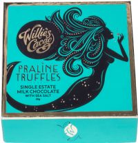 WILLIE'S CACAO Praline Truffles - Milk Chocolate with Sea Salt 35g