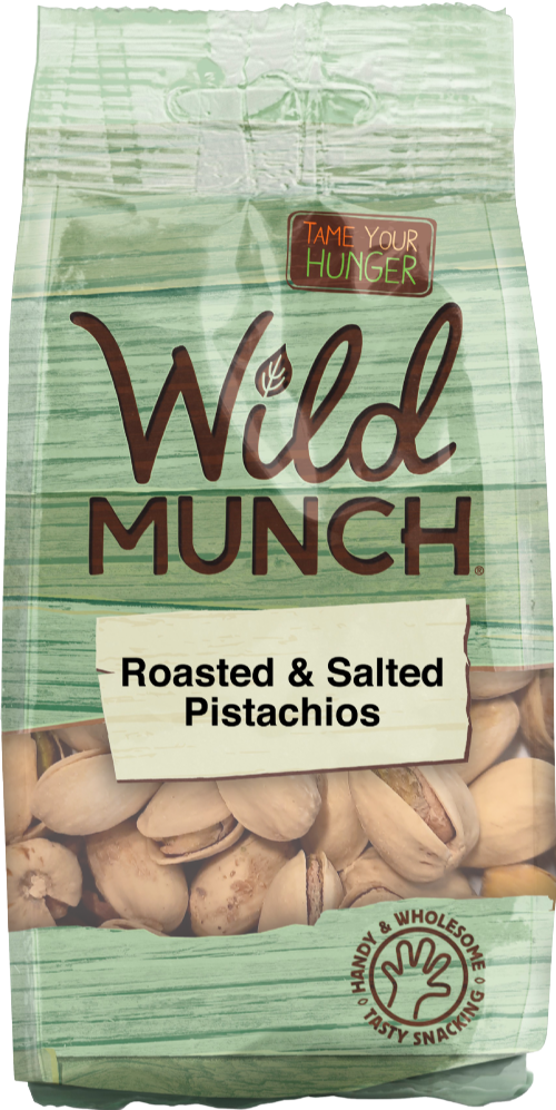 WILD MUNCH Roasted & Salted Pistachios 110g