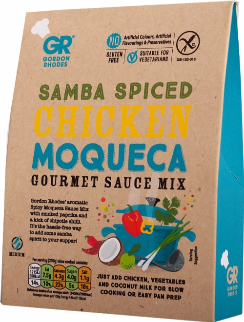 GORDON RHODES Samba Chicken Moqueca Gourmet Sauce Mix 75g